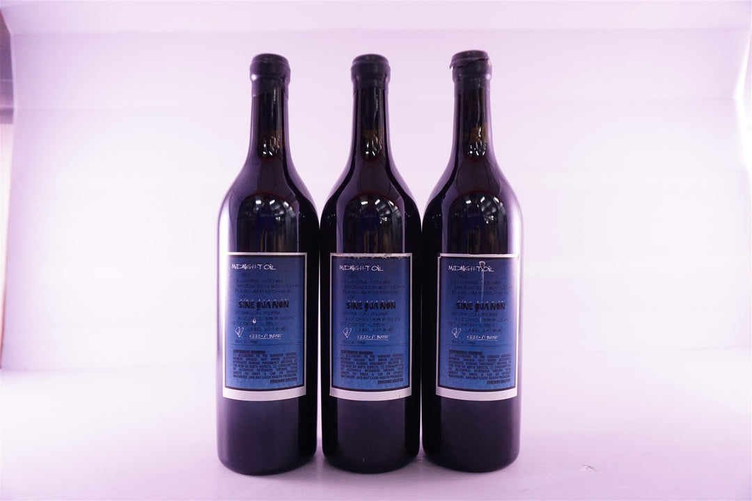 Sine Qua Non Midnight Oil Syrah 2001 *