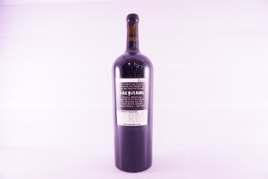 Sine Qua Non Stein Grenache Magnum 2012