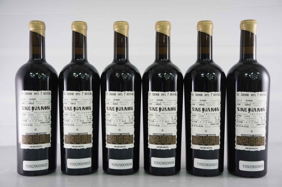 Sine Qua Non Chemin L'Heresie Grenache 2015