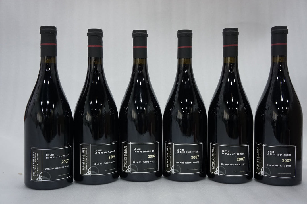 Bernard Van Berg Solaire Rouge Reserve 2007