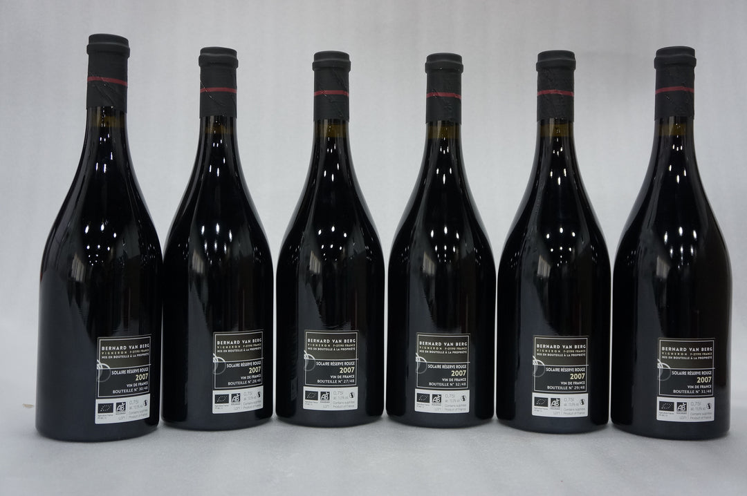Bernard Van Berg Solaire Rouge Reserve 2007