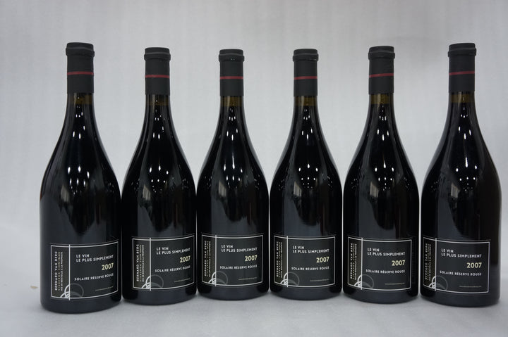 Bernard Van Berg Solaire Rouge Reserve 2007