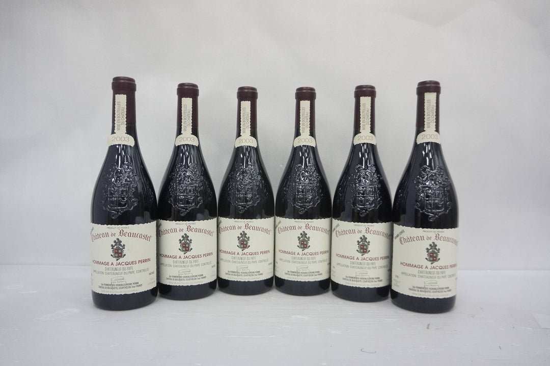 Chateau de Beaucastel Chateauneuf du Pape Hommage A Jacques Perrin 2003