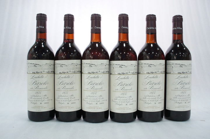 Ceretto Barolo Brunate Zonchetta 1974