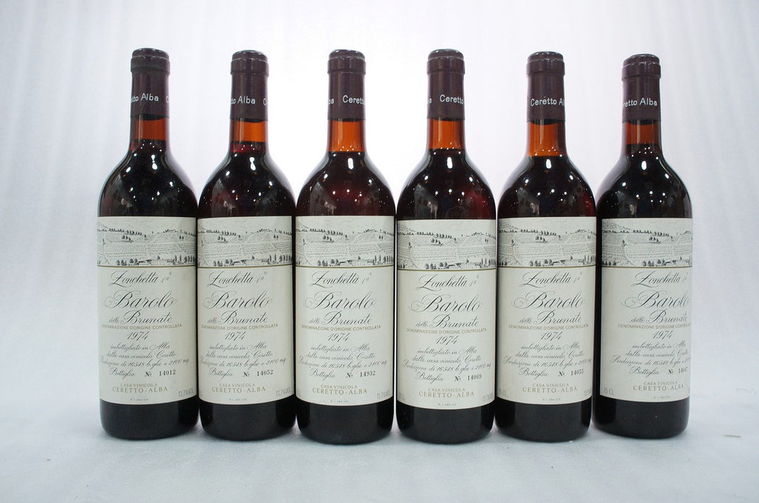 Ceretto Barolo Brunate Zonchetta 1974