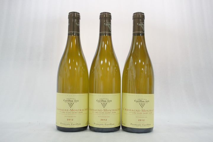 Francois Carillon Chassagne Montrachet Les Clos Saint Jean 1er Cru 2012