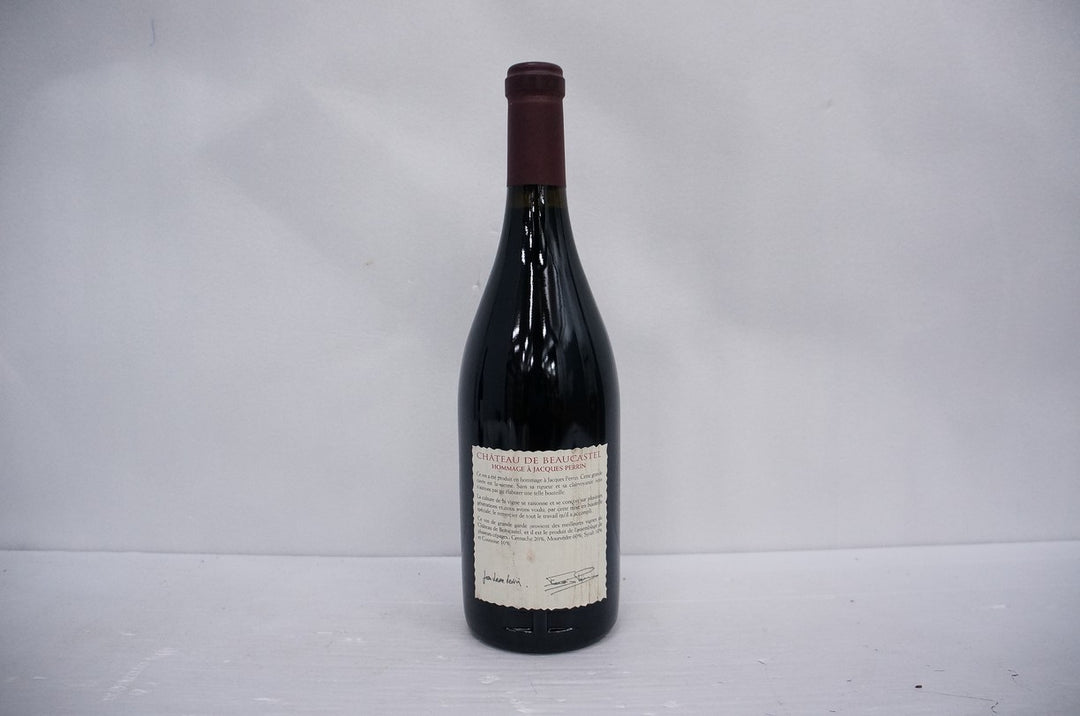 Chateau de Beaucastel Chateauneuf du Pape Hommage A Jacques Perrin 2001