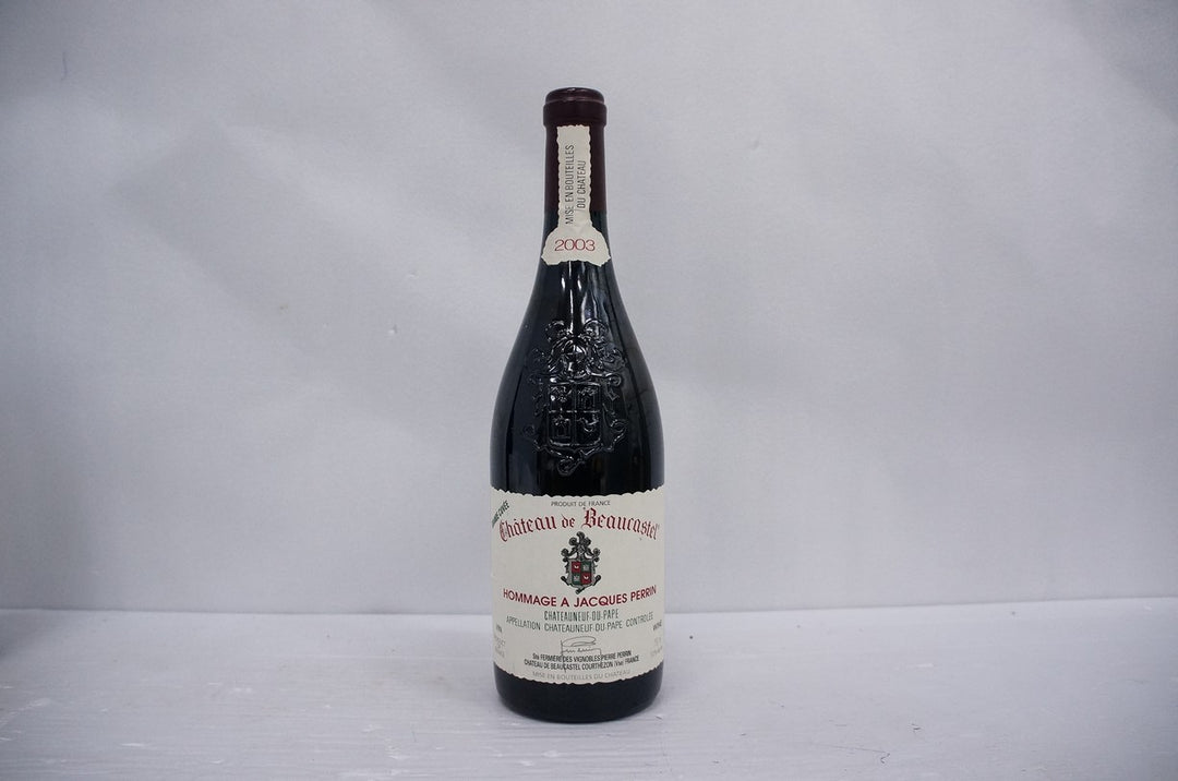 Chateau de Beaucastel Chateauneuf du Pape Hommage A Jacques Perrin 2003