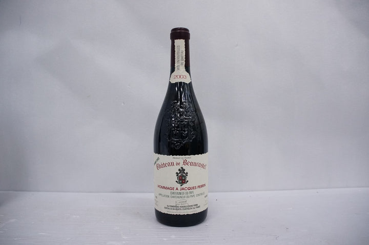 Chateau de Beaucastel Chateauneuf du Pape Hommage A Jacques Perrin 2003
