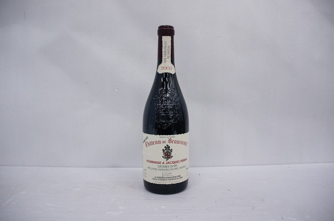 Chateau de Beaucastel Chateauneuf du Pape Hommage A Jacques Perrin 2003