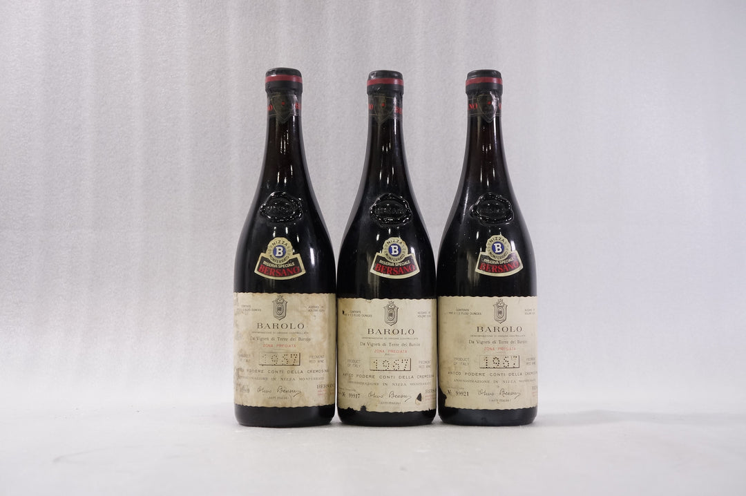 Bersano Barolo Conti della Cremosina 1967 *