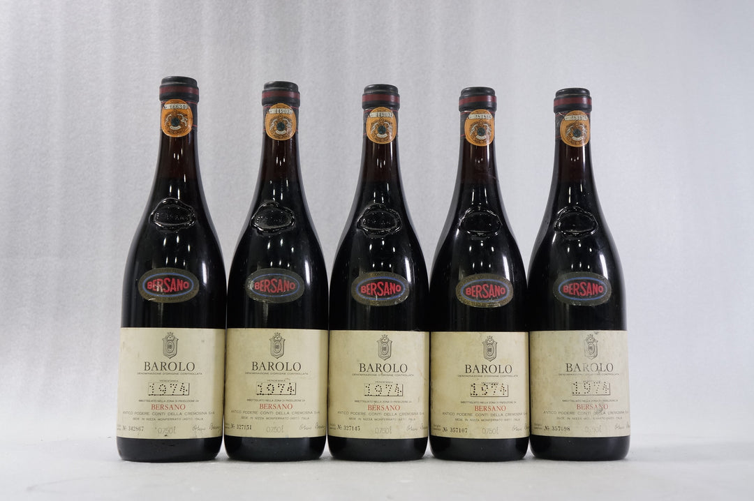 Bersano Barolo 1974 *