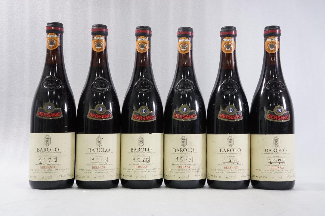 Bersano Barolo 1975 *