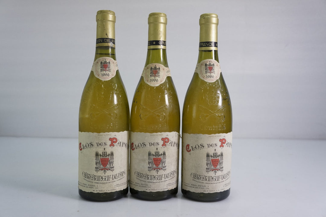 Clos des Papes Chateauneuf du Pape Blanc 1986 *