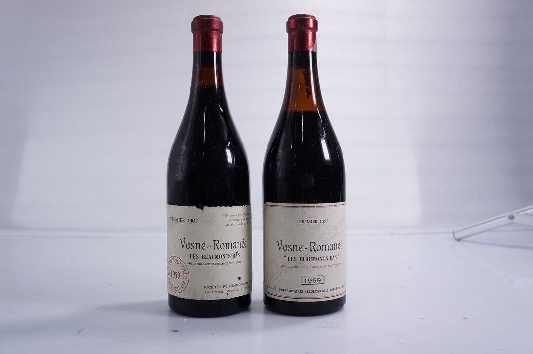 SCIA Vosne Romanee Les Beaumonts Bas 1er Cru 1959 *