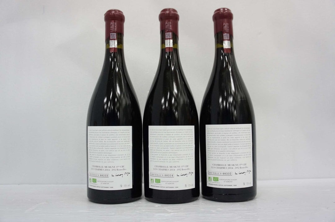 Leroy (Domaine) Chambolle Musigny Les Charmes 1er Cru 2014