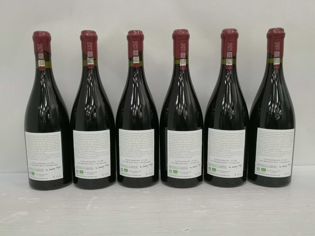 Leroy (Domaine) Vosne Romanee Les Brulees 1er Cru 2014