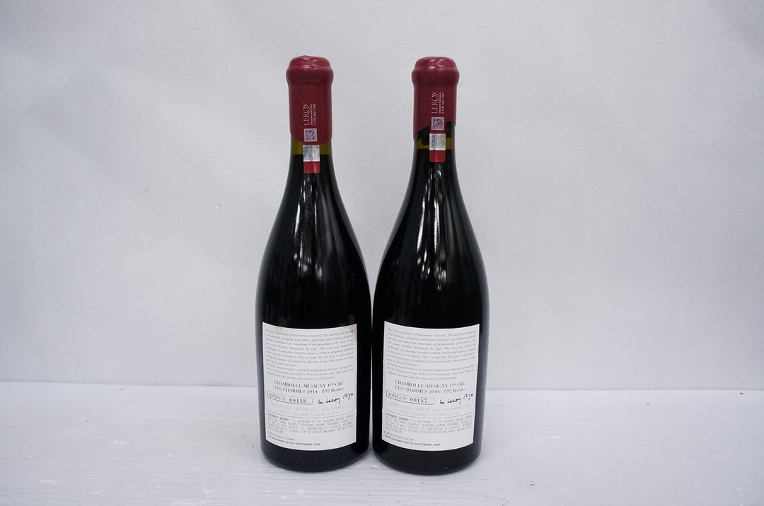Leroy (Domaine) Chambolle Musigny Les Charmes 1er Cru 2014 *
