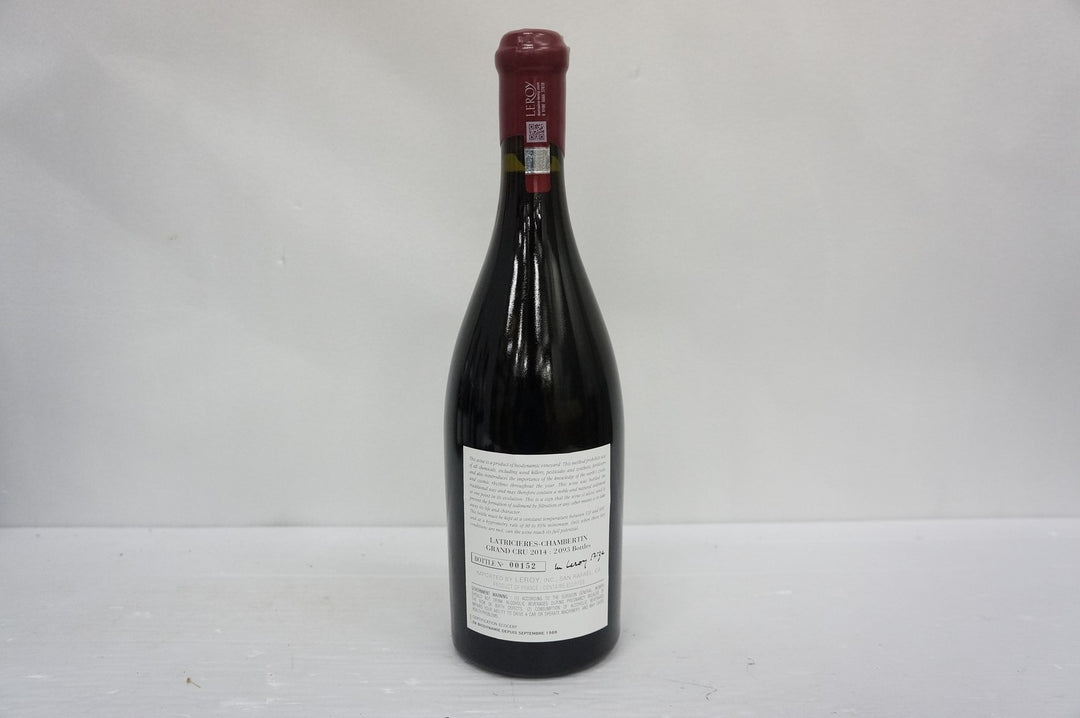 Leroy (Domaine) Latricieres Chambertin Grand Cru 2014