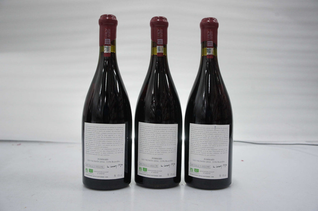Leroy (Domaine) Pommard Les Vignots 2014
