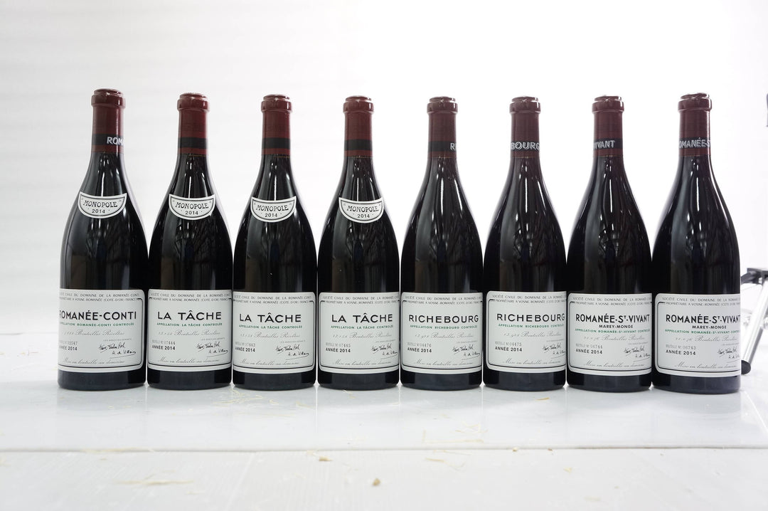 DRC Assortment Case 2014 (1 Romanee Conti, 3 La Tache, 2 Richebourg, 2 Romanee St Vivant, 2 Grands Echezeaux, 2 Echezeaux, 1 Corton)