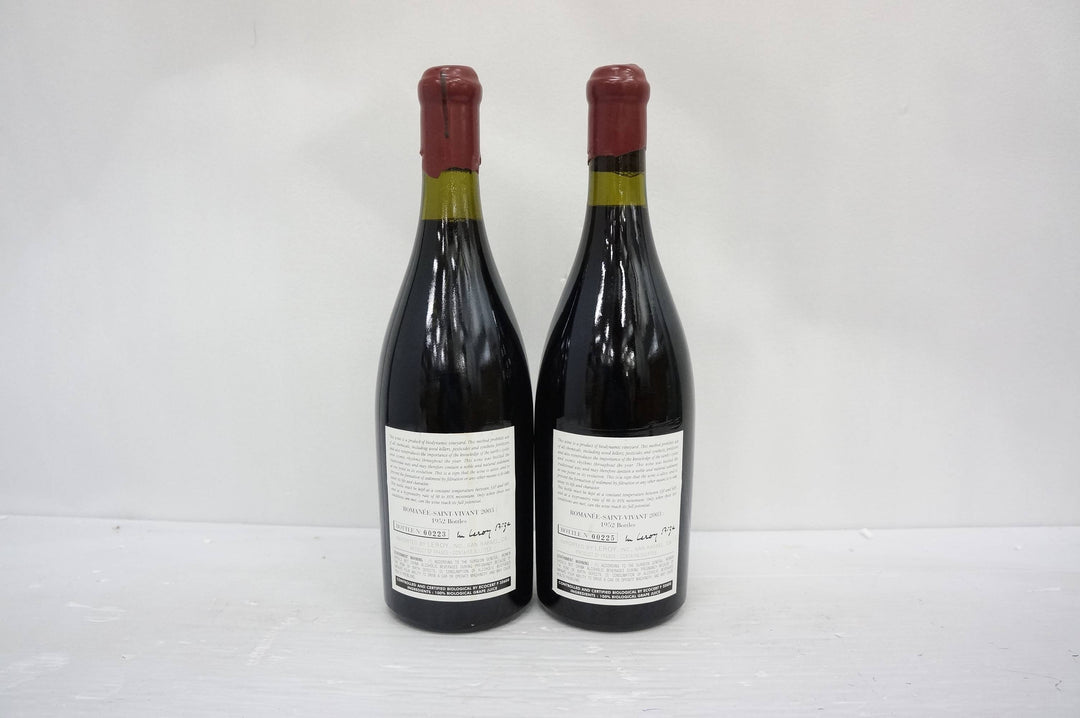 Leroy (Domaine) Romanee St Vivant Grand Cru 2003
