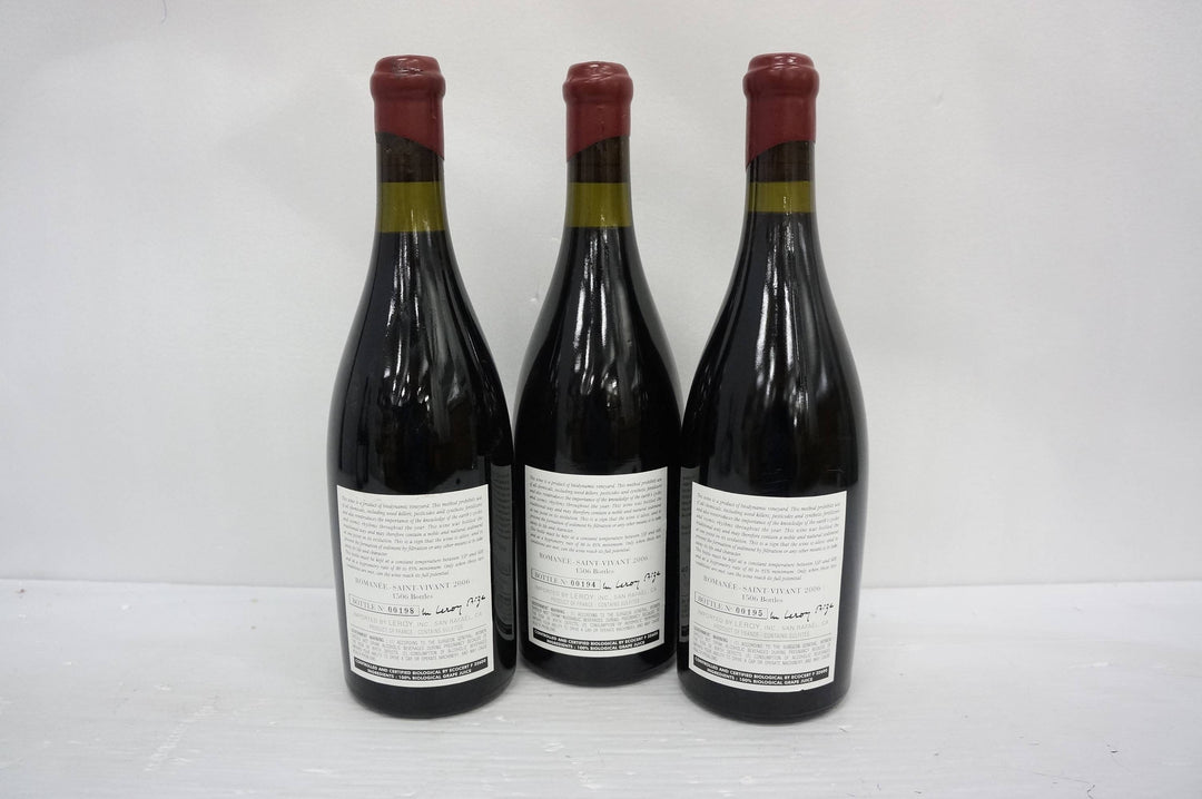 Leroy (Domaine) Romanee St Vivant Grand Cru 2006 *