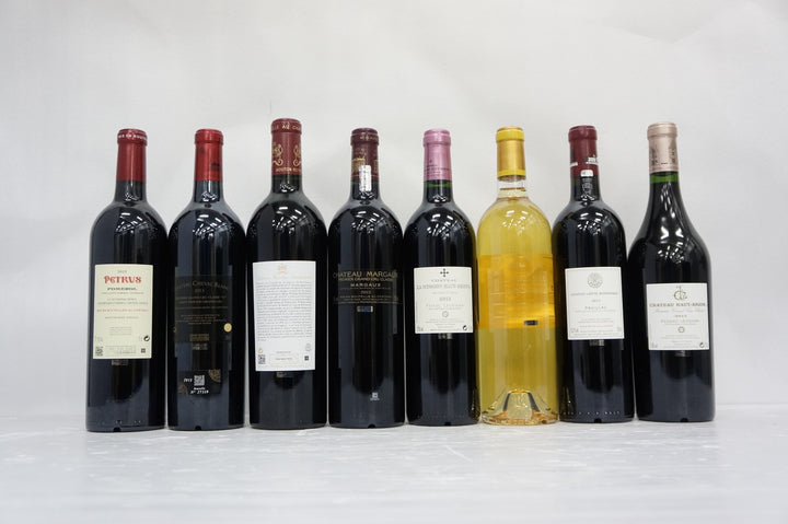 Duclot Bordeaux Collection (Petrus, Lafite, Margaux, Mouton, Haut Brion, Cheval Blanc, La Mission Haut Brion, Yquem) 2013