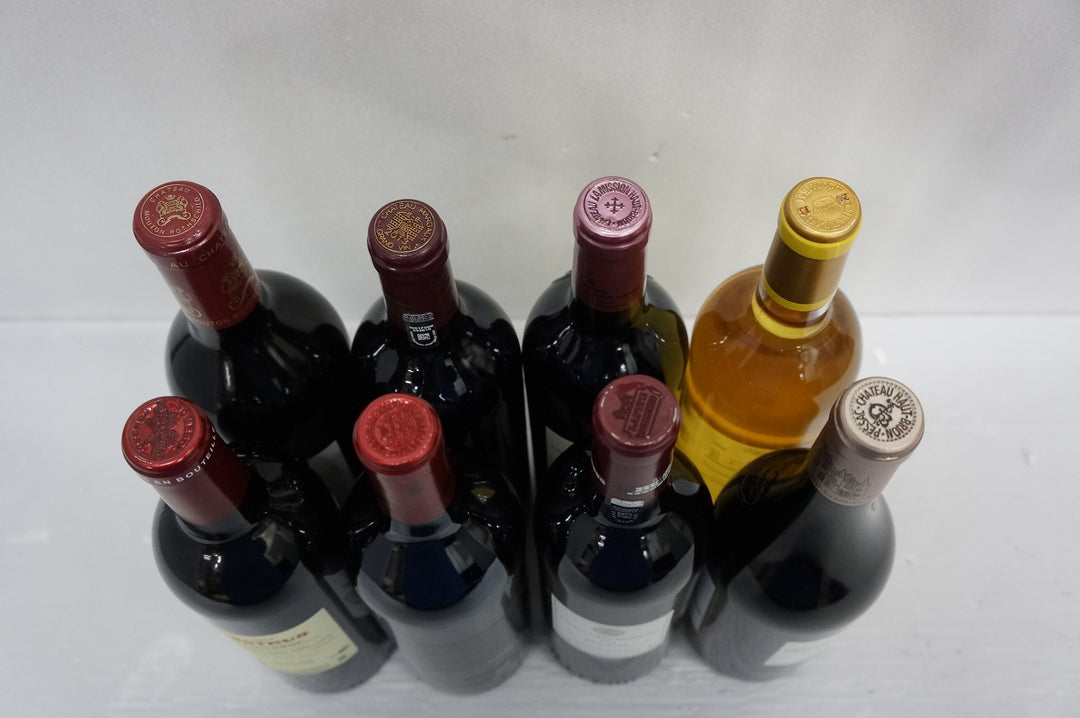 Duclot Bordeaux Collection (Petrus, Lafite, Margaux, Mouton, Haut Brion, Cheval Blanc, La Mission Haut Brion, Yquem) 2013