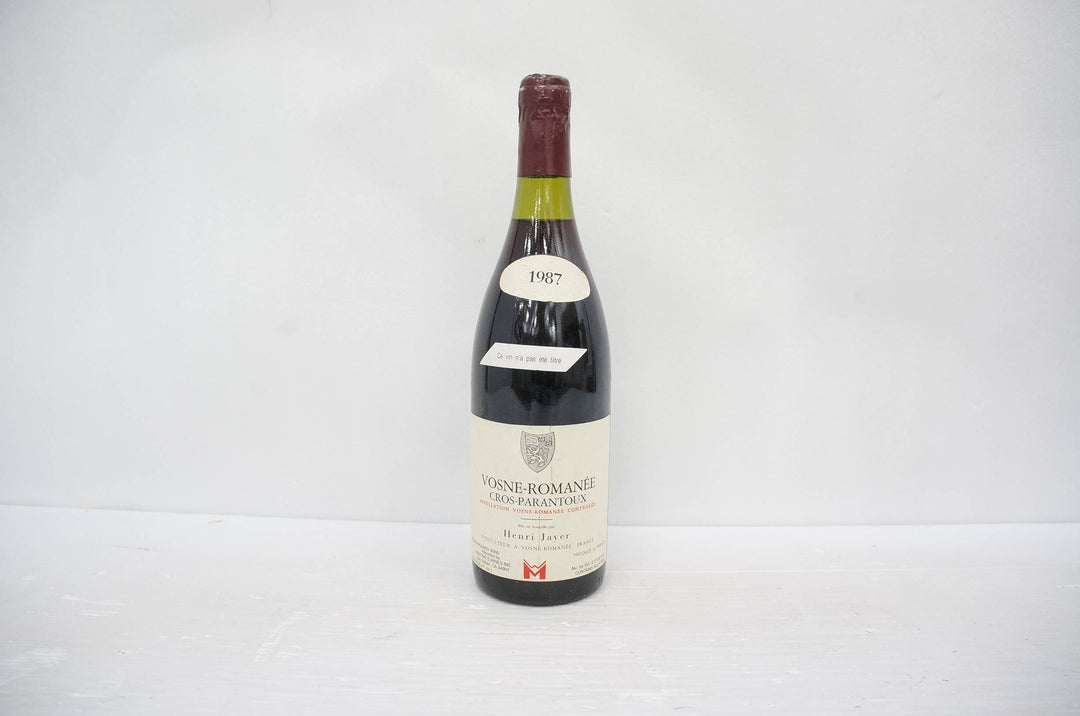 Henri Jayer Vosne Romanee Cros Parantoux 1er Cru 1987 *