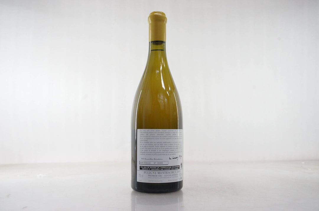 d'Auvenay Puligny Montrachet Les Folatieres 1er Cru 2009