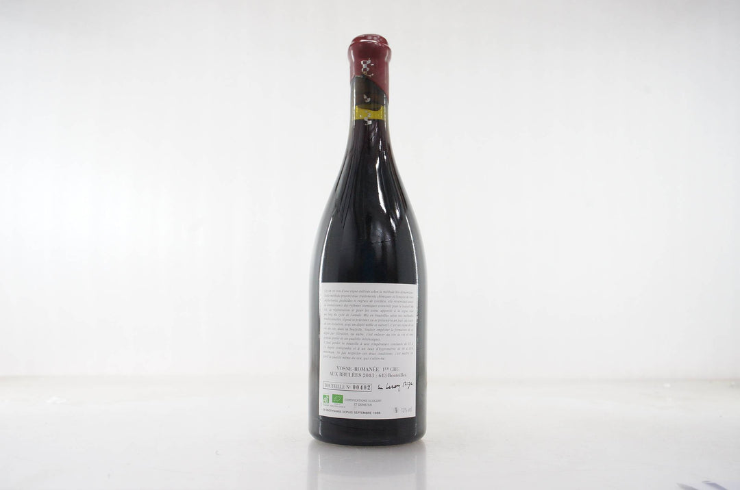 Leroy (Domaine) Vosne Romanee Les Brulees 1er Cru 2013