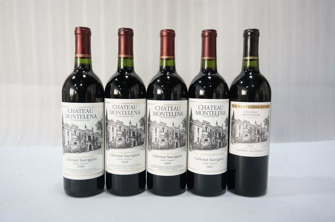 Chateau Montelena Estate Cabernet Sauvignon 1998/'99/'00/'01/'02