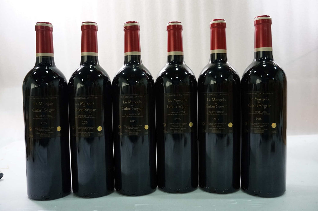 Le Marquis de Calon Segur 2015