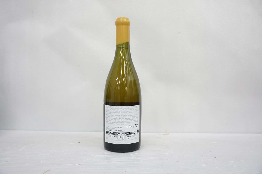 d'Auvenay Bourgogne Aligote Sous Chatelet 2007