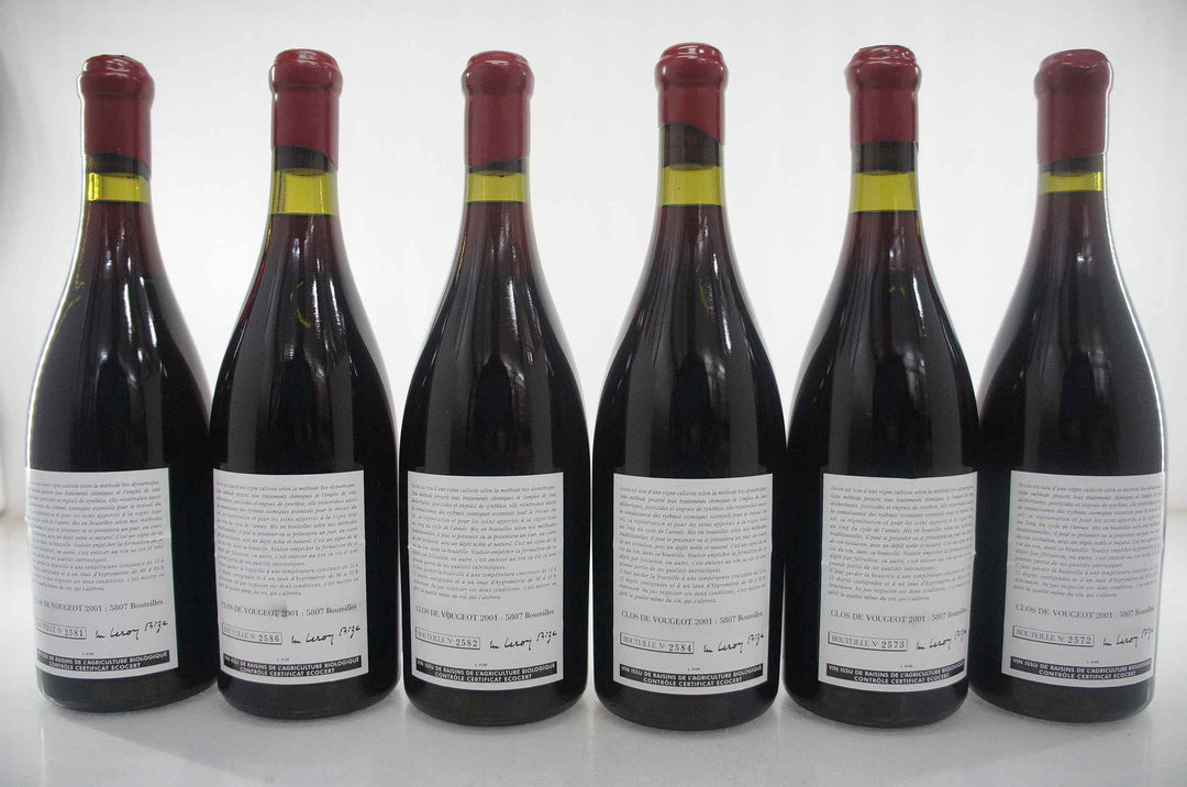 Leroy (Domaine) Clos de Vougeot Grand Cru OWC 2001