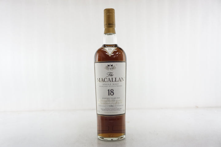 Macallan 18yr 1986