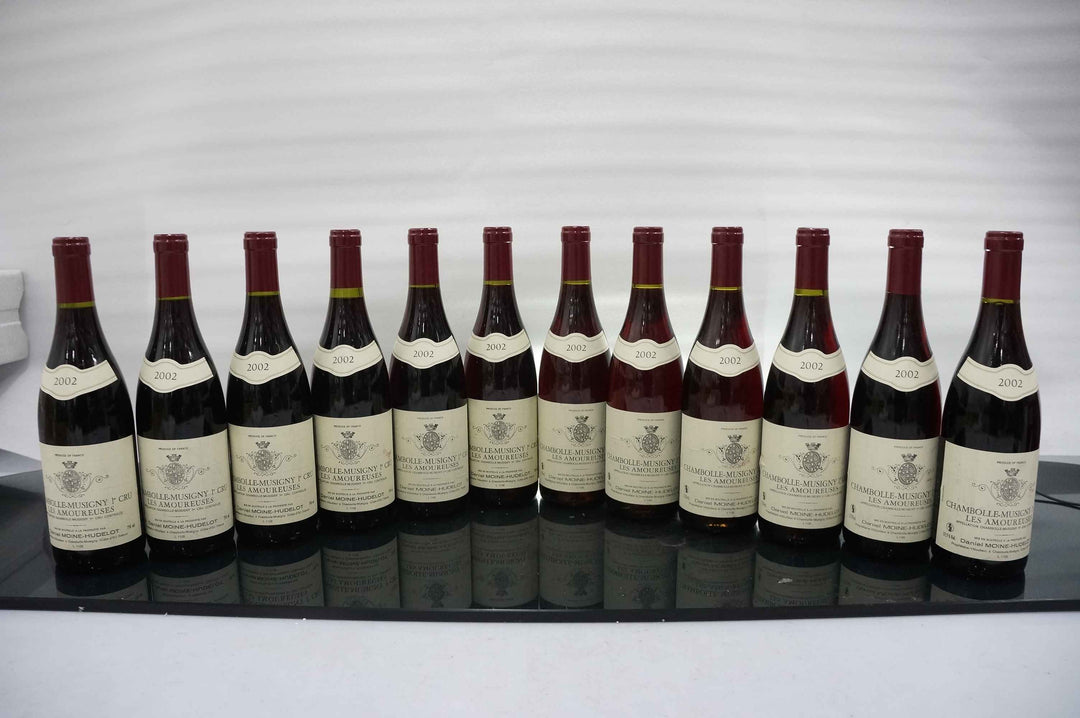 Daniel Moine Hudelot Chambolle Musigny Les Amoureuses 1er Cru 2002 *
