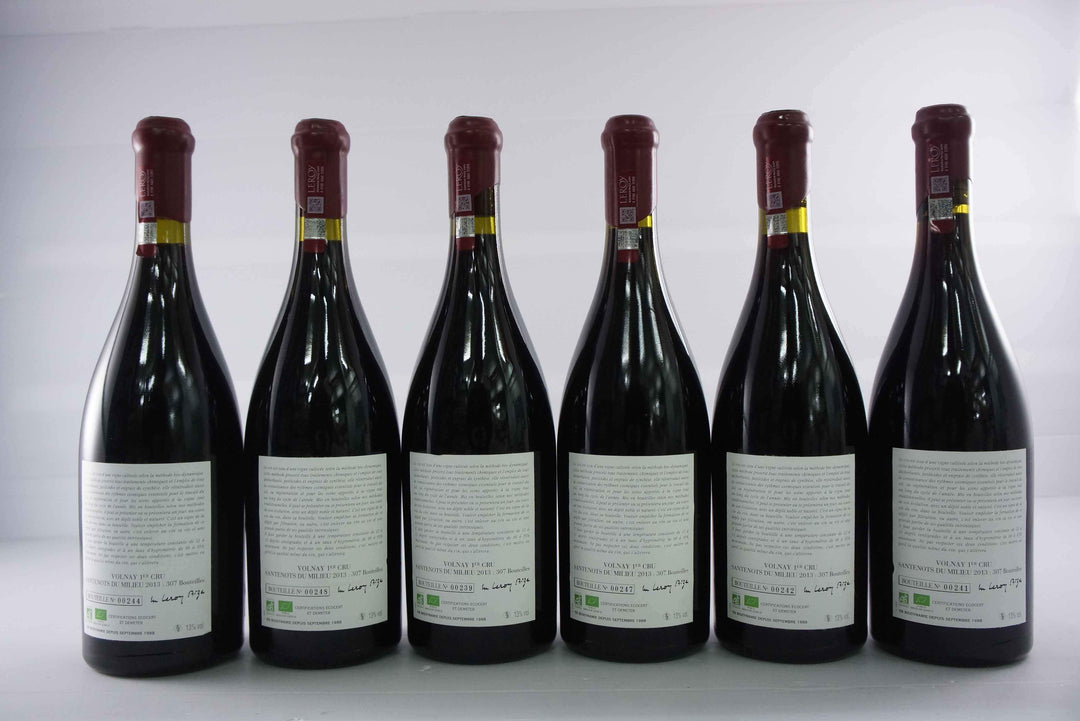 Leroy (Domaine) Volnay Santenots du Milieu 1er Cru 2013