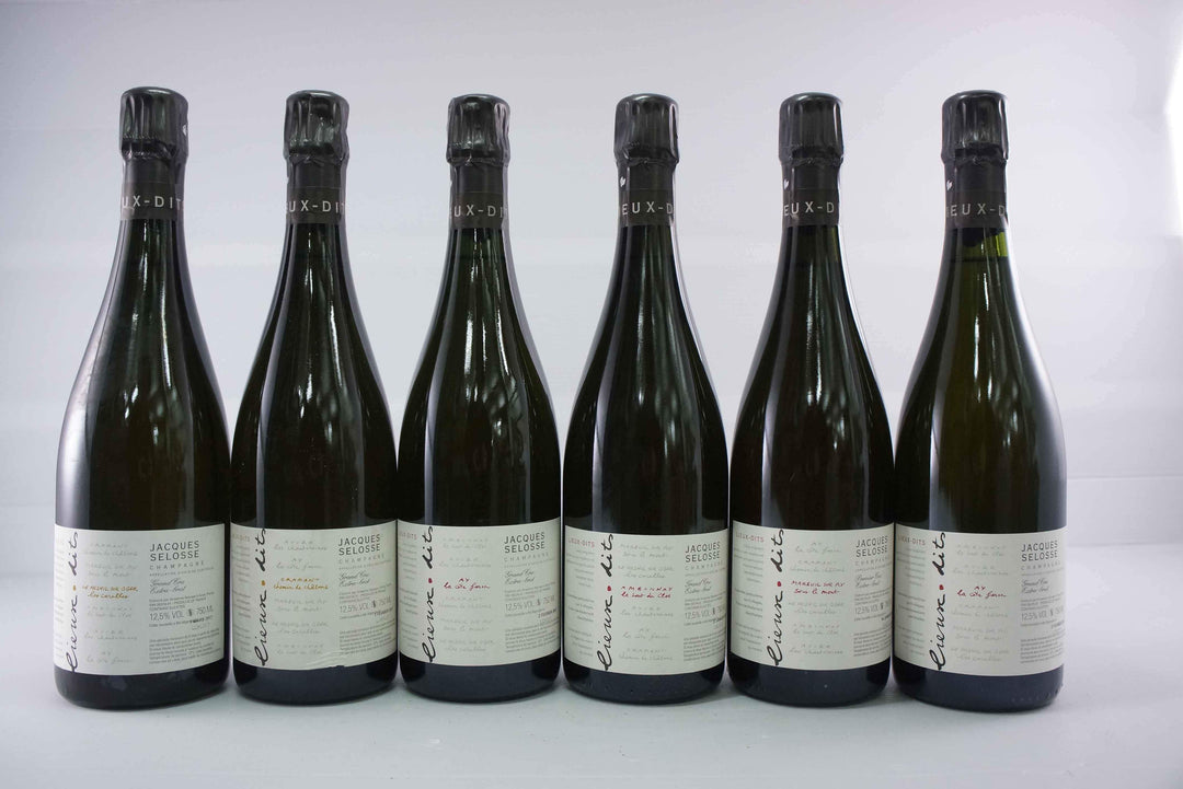 Jacques Selosse Lieux Dits Collection (6 bottles) NV *