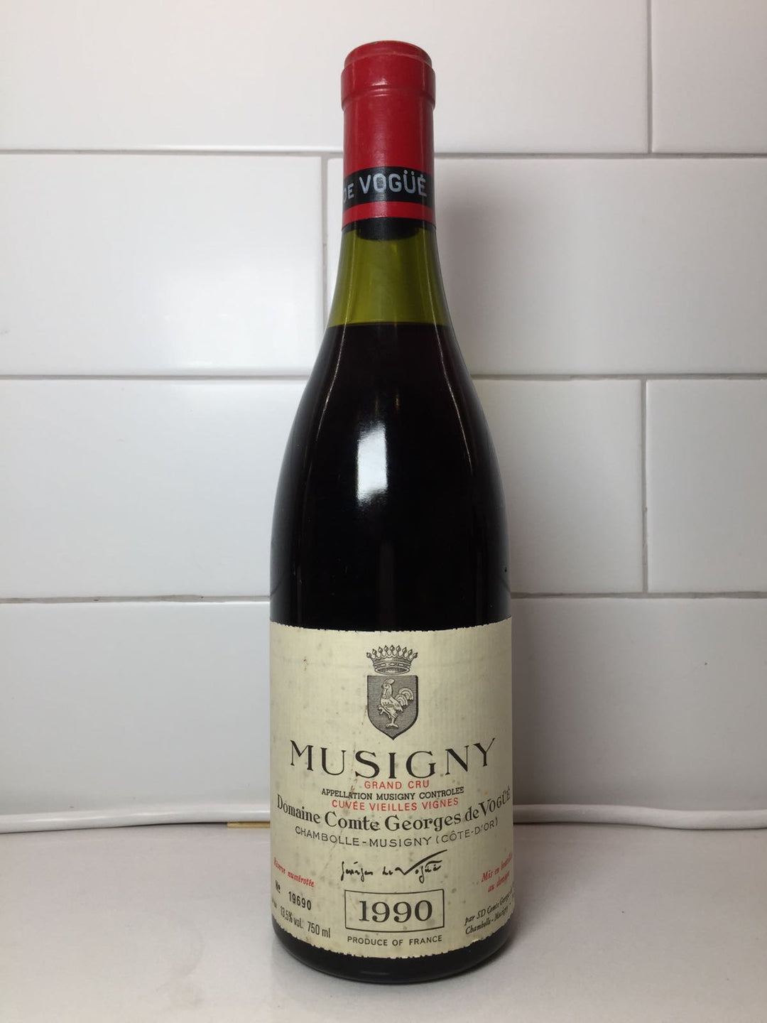 Comte Georges de Vogue Musigny Cuvee Vieilles Vignes Grand Cru 1990