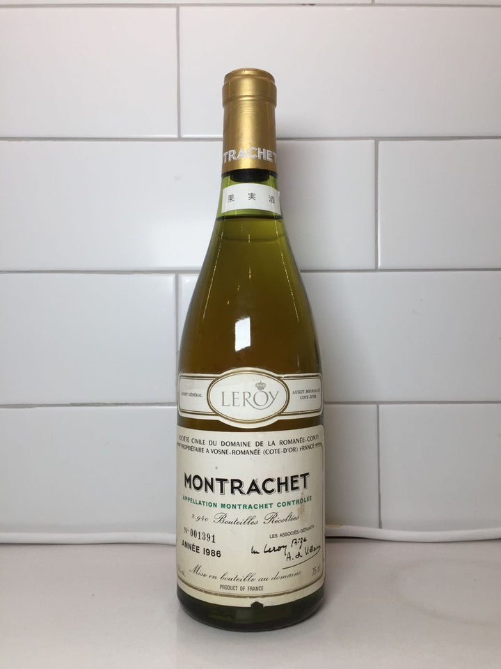 DRC Montrachet Grand Cru 1986