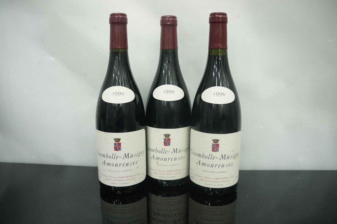 Robert Groffier Chambolle Musigny Les Amoureuses 1er Cru 1990 *