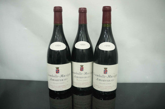 Robert Groffier Chambolle Musigny Les Amoureuses 1er Cru 1990 *