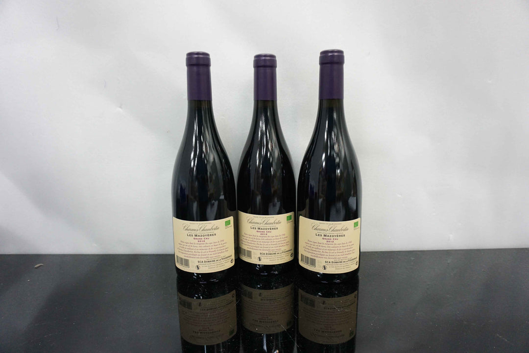 Domaine de la Vougeraie Charmes Chambertin Mazoyeres Grand Cru 2012