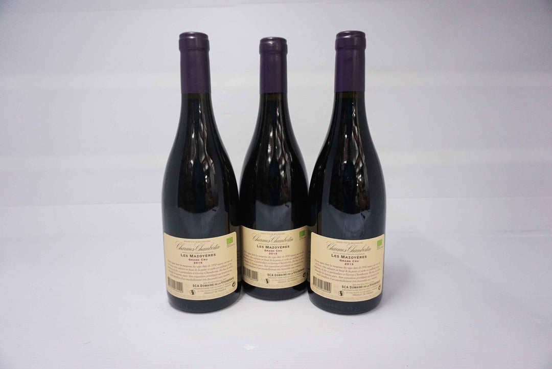 Domaine de la Vougeraie Charmes Chambertin Mazoyeres Grand Cru 2015