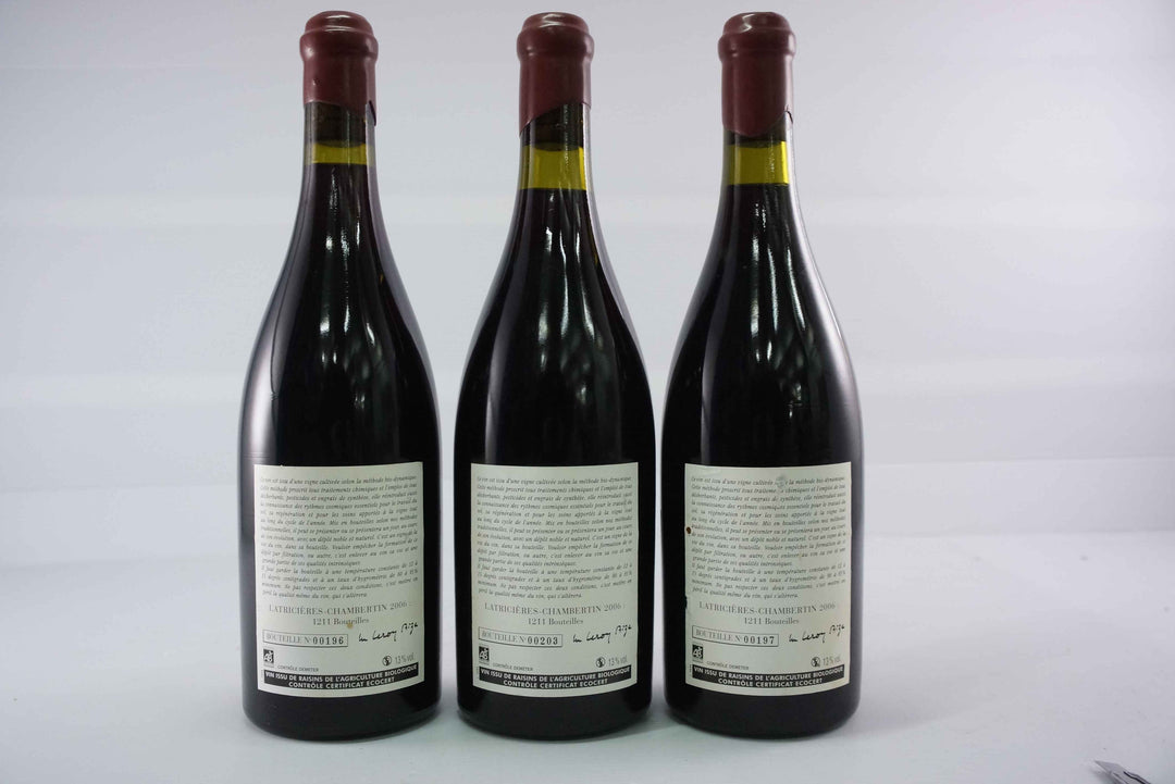 Leroy (Domaine) Latricieres Chambertin Grand Cru 2006 *