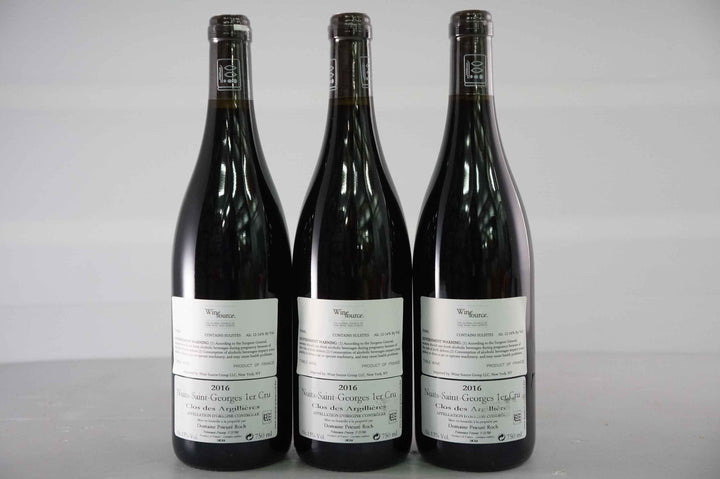 Prieure Roch Nuits Saint Georges Clos des Argillieres 1er Cru 2016