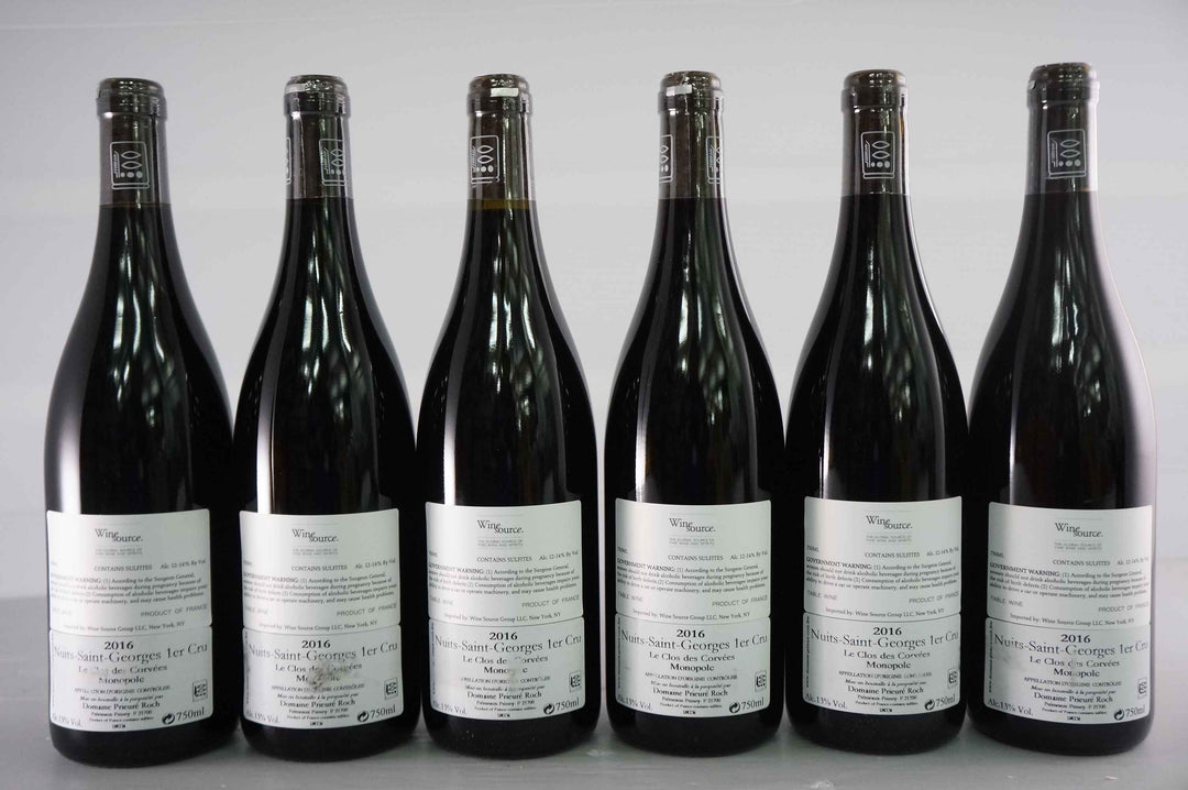 Prieure Roch Nuits Saint Georges Clos des Corvees 1er Cru VV 2016