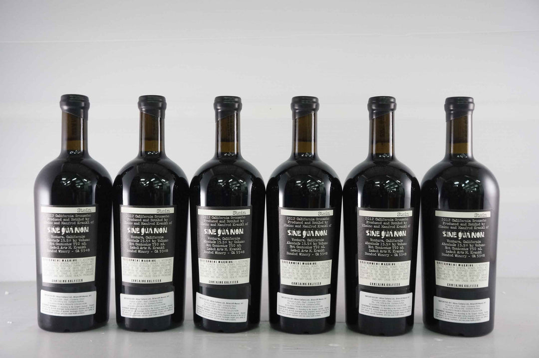 Sine Qua Non Stein Grenache 2012